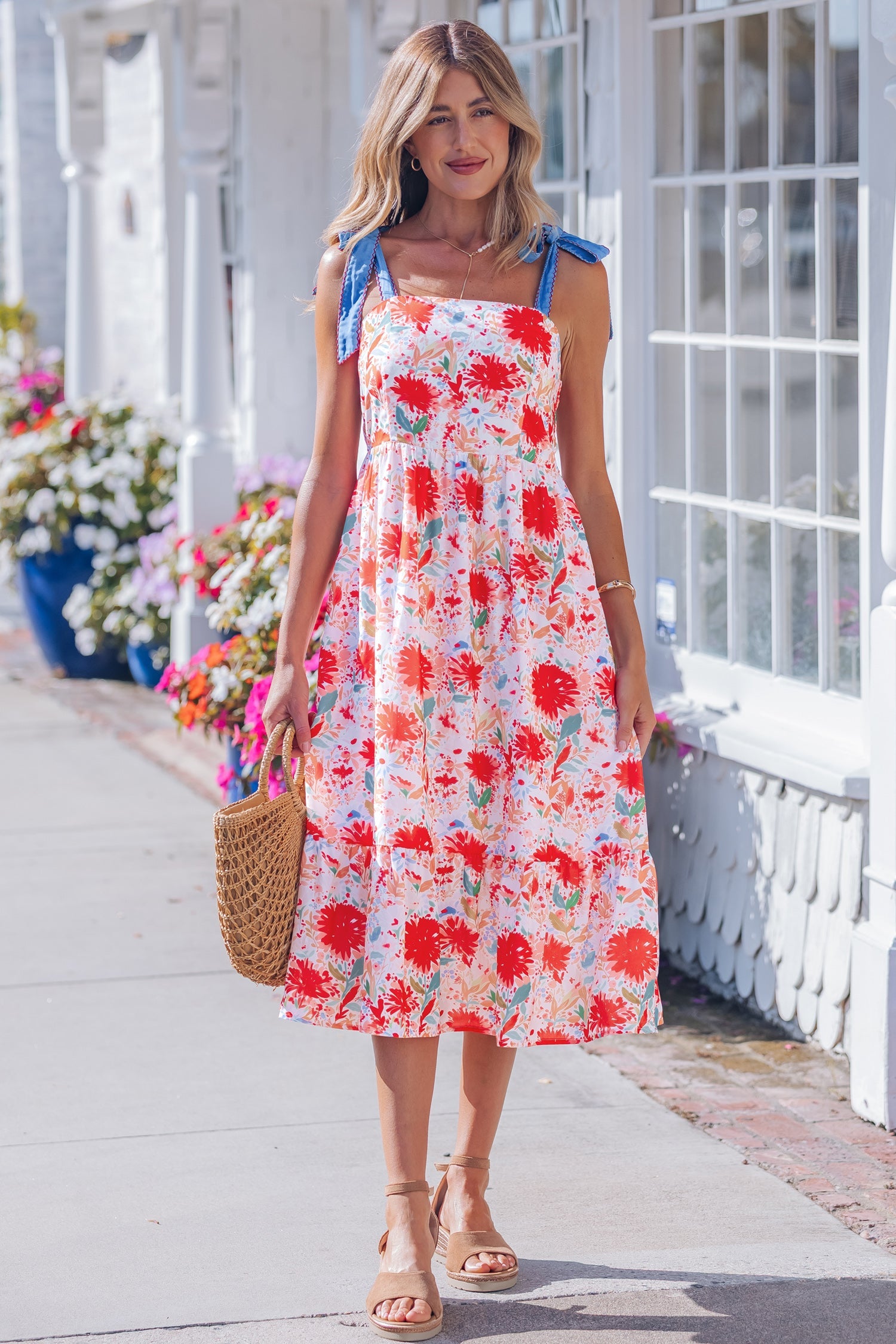Dahlia Straps High Waist Dress-3