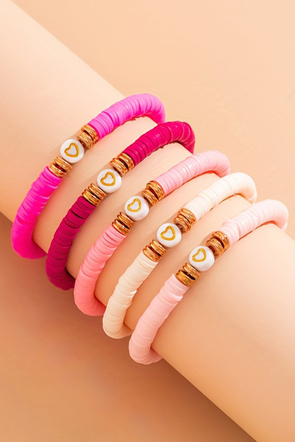 Maeve Valentine Heart Beaded Bracelet-1