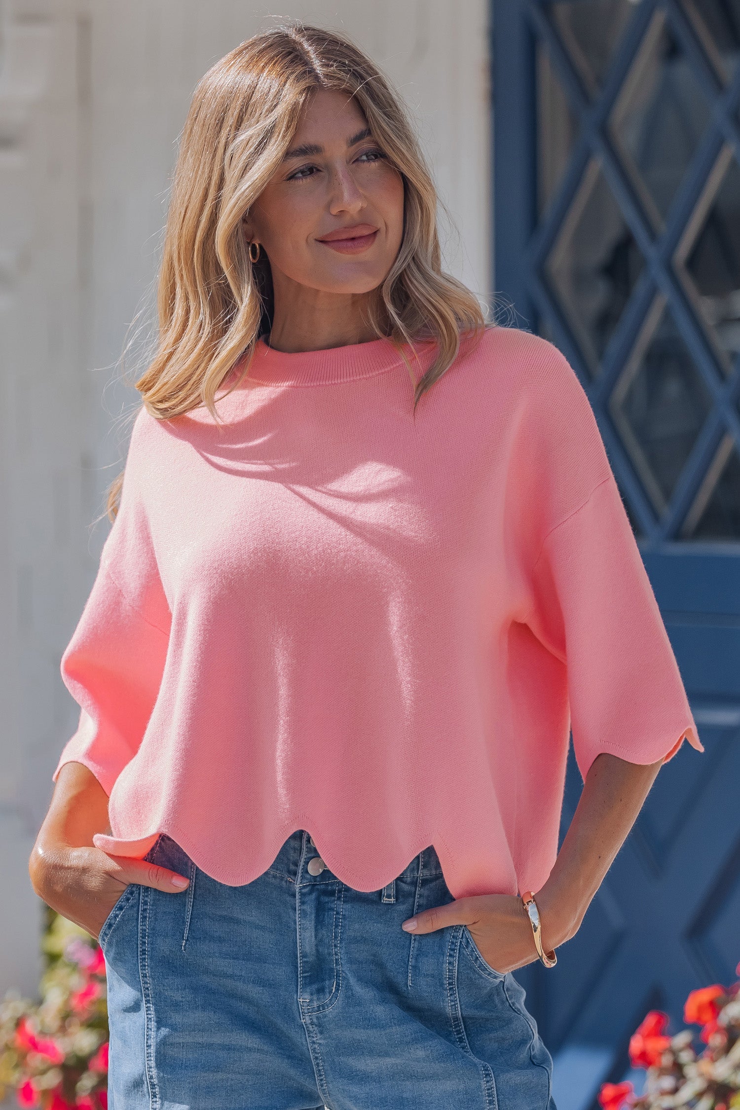 Chloe 3 4 Sleeve Sweater-4