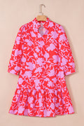 Milan Ruffle Hem Mini Dress-0