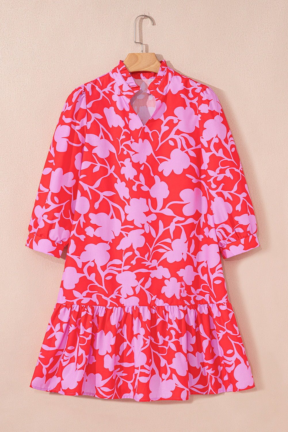 Milan Ruffle Hem Mini Dress-0