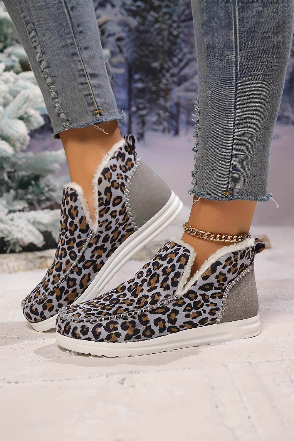 Madison Flat Winter Fur Boots-1