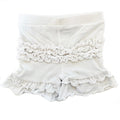 AnnLoren Baby Girls White Ruffle Butt Shorts 6/12 mo-2/3T-0