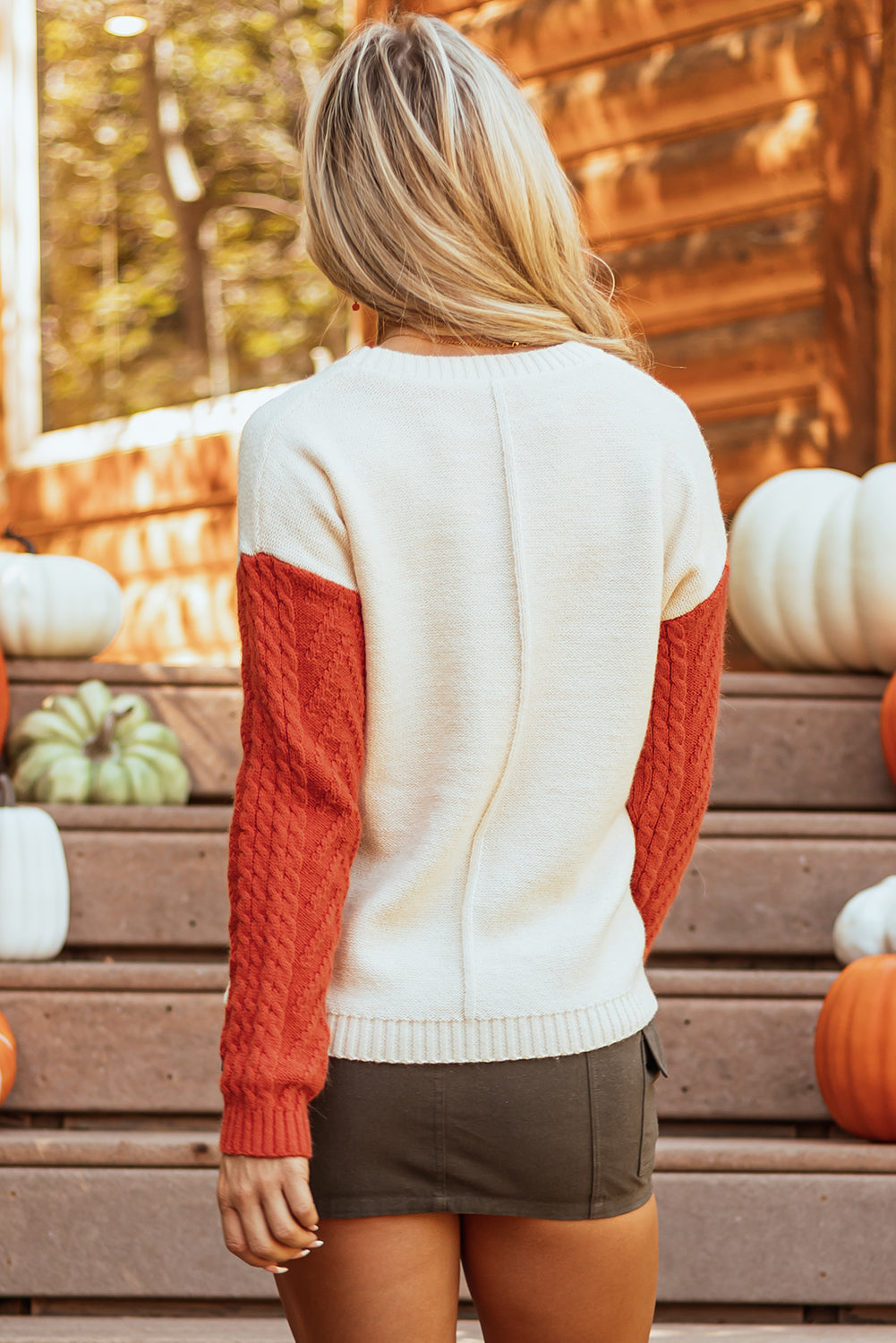 Evelyn Patched Drop Shoulder Sweater-3
