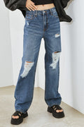 HAMMER COLLECTION Distressed High Waist Jeans-0