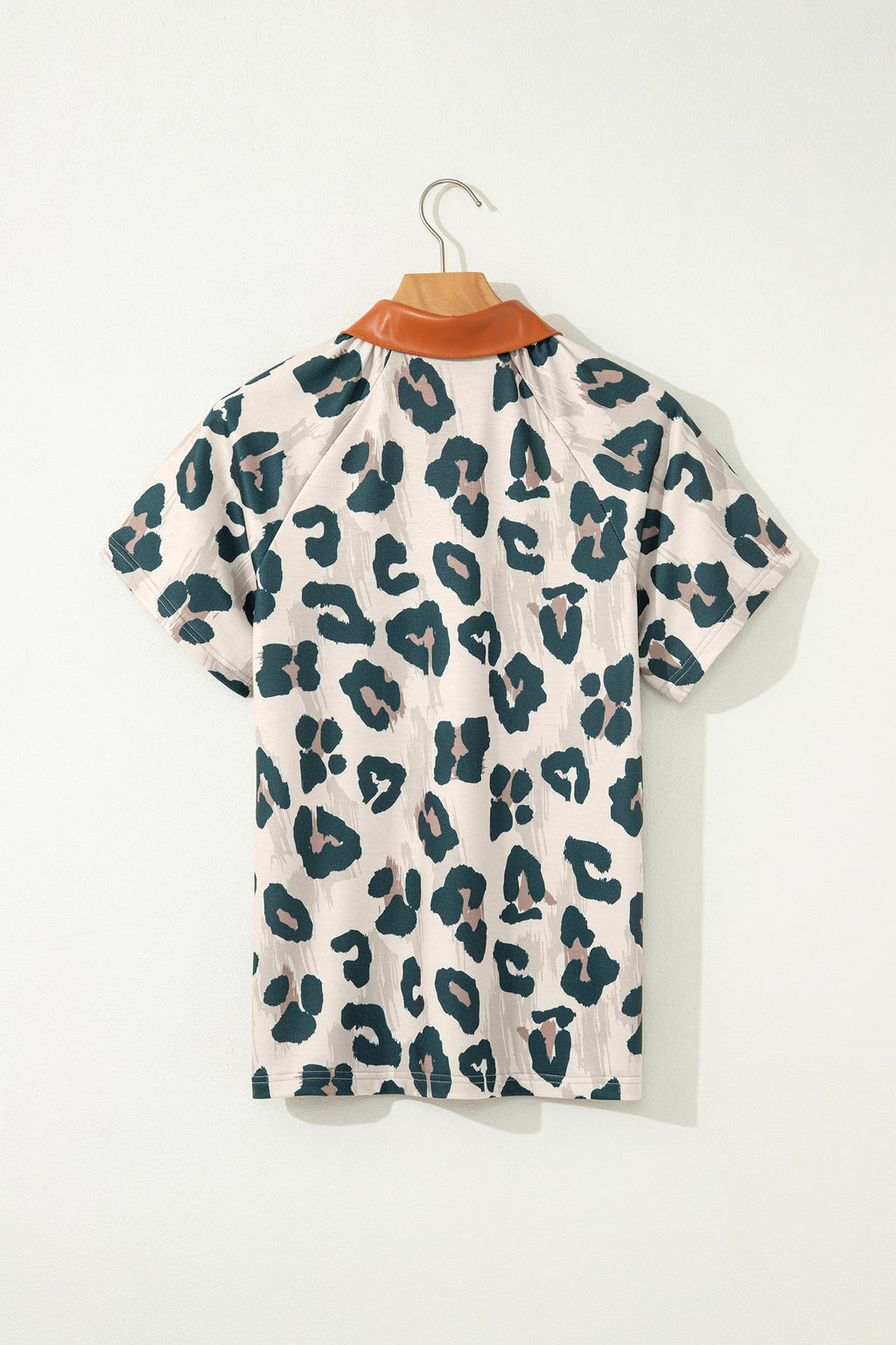 Madelynn Collared Short Sleeve Blouse-4