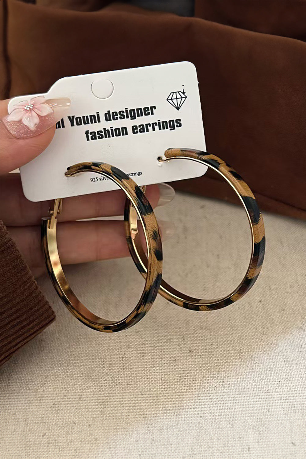 Sajira Stainless alloy Hoop Earrings-3