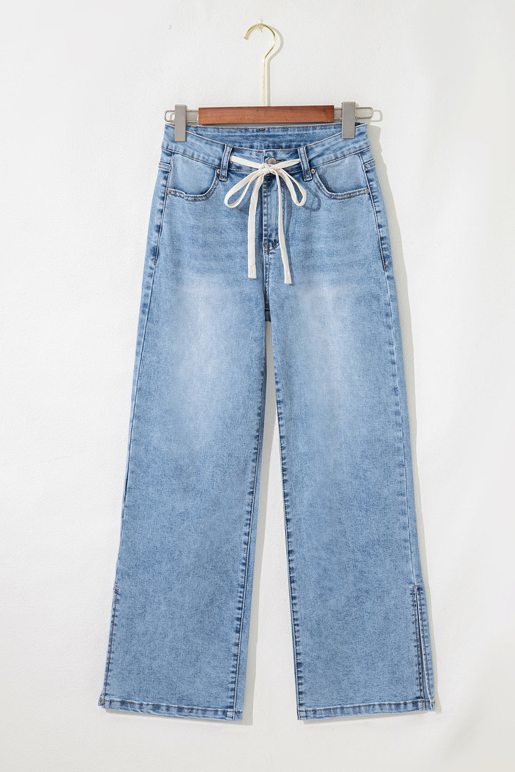 Noah Rise Drawstring Casual Jeans-3