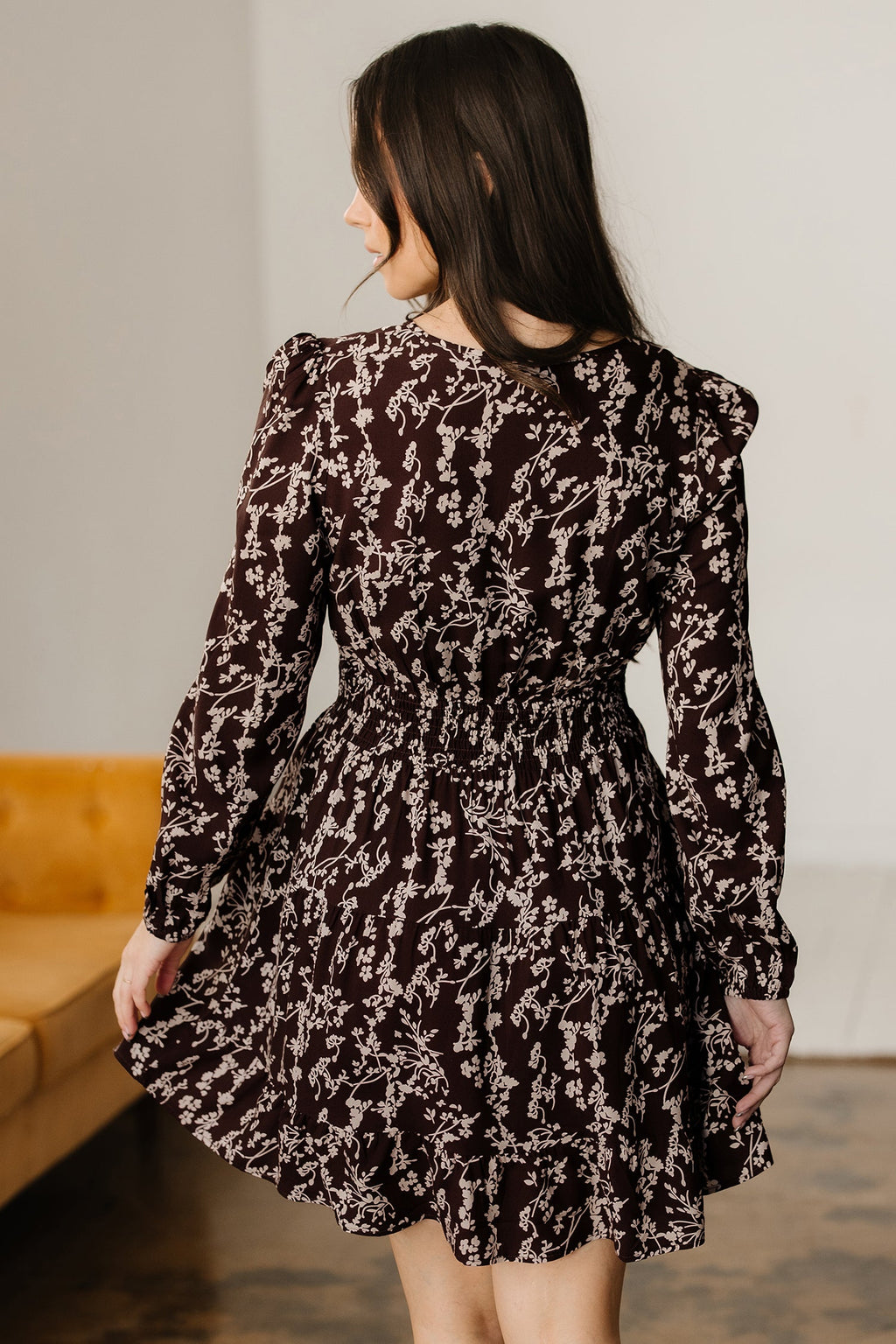 Serenity Waist Flared Mini Dress-1