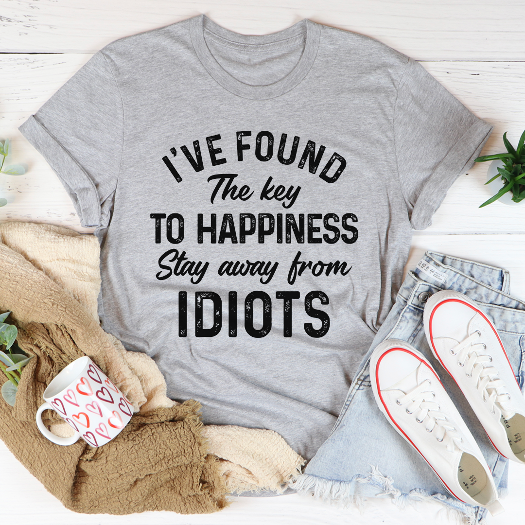 The Key To Happiness T-Shirt-1
