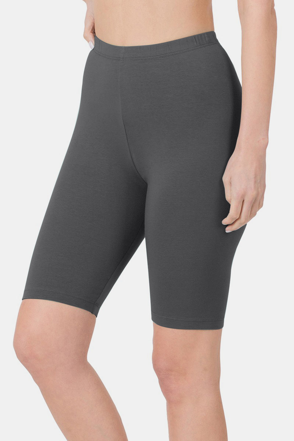 Zenana High Waist Bermuda Shorts-2