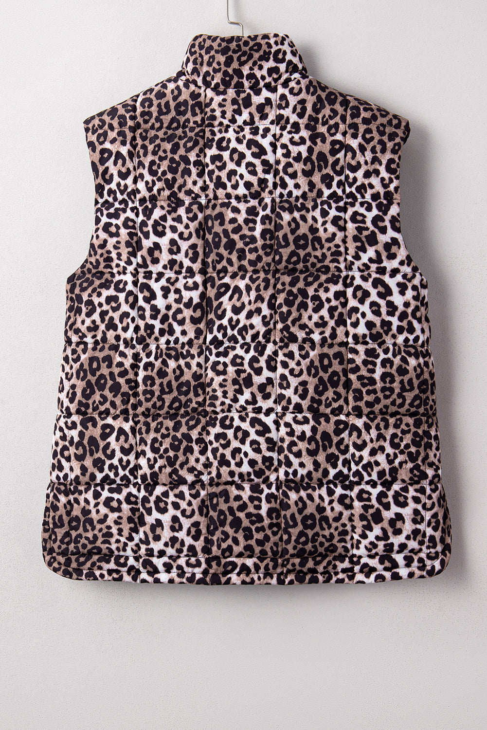 Aria Zipper Casual Puff Vest-1