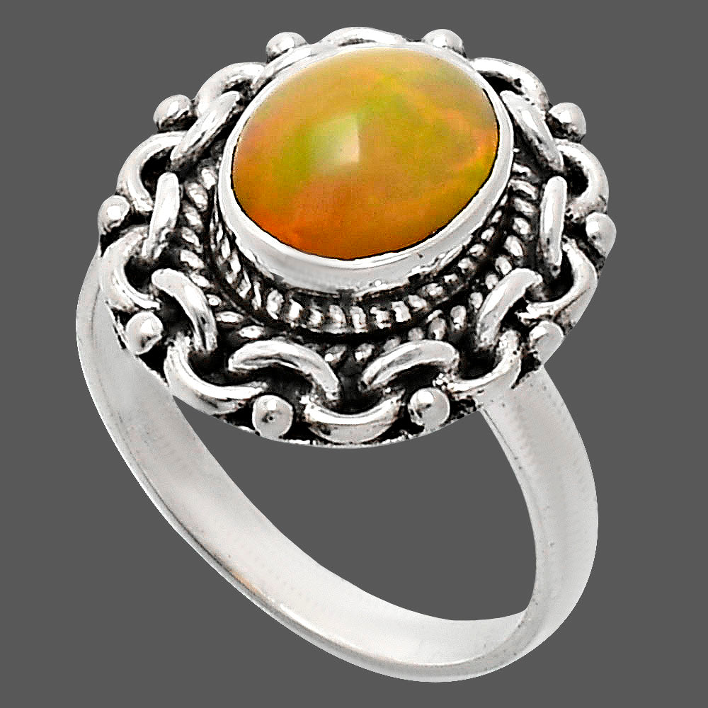 Premium Quality Ethiopian Opal Ring size-6 R-1667 25-ER10468-2