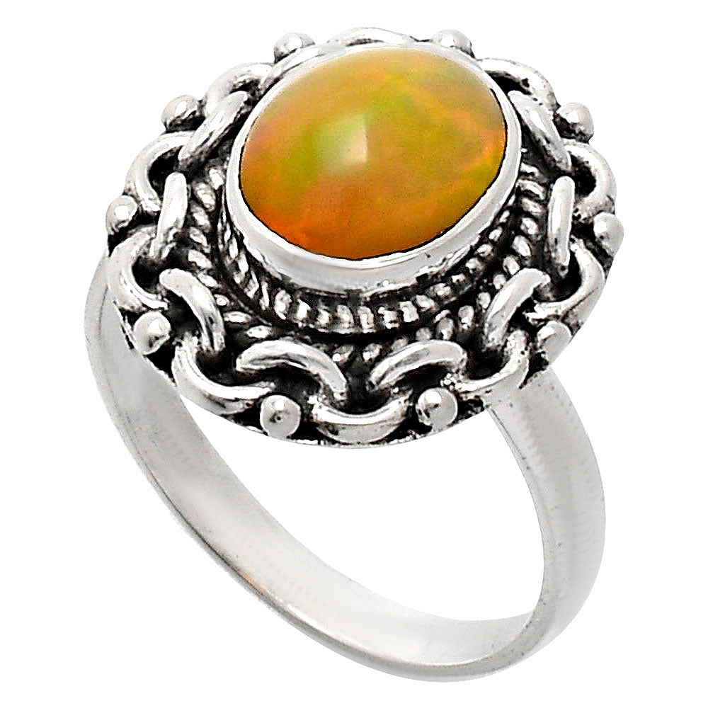 Premium Quality Ethiopian Opal Ring size-6 R-1667 25-ER10468-1