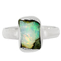 Ethiopian Opal Rough Ring size-7 R-1001 25-ER16198-0