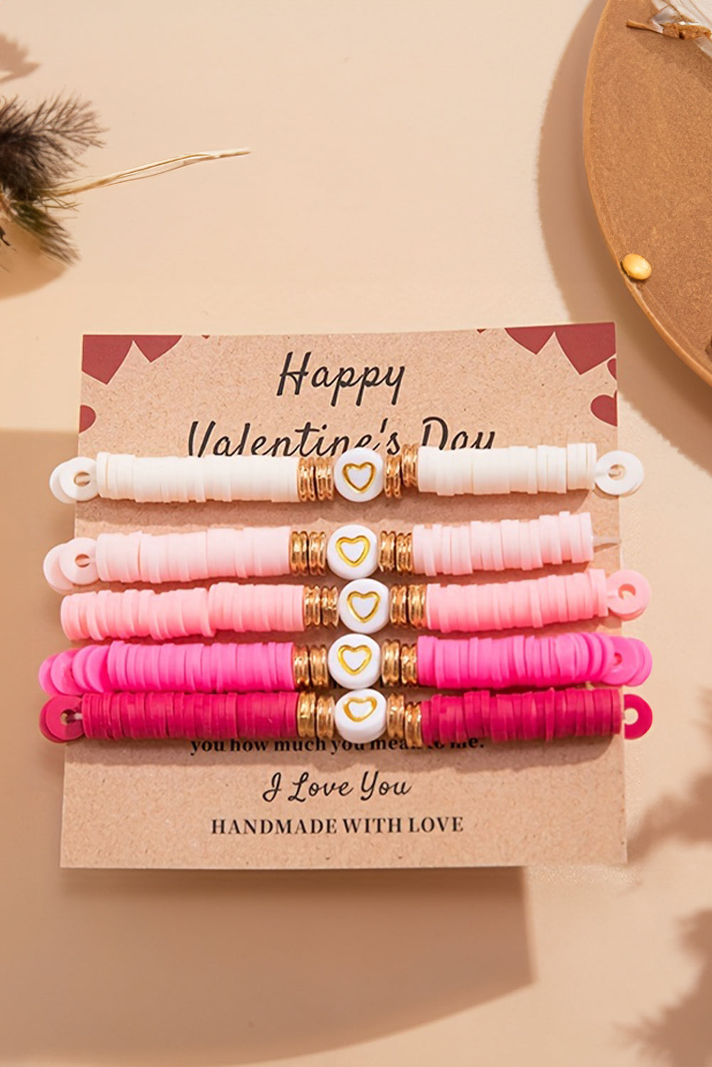 Maeve Valentine Heart Beaded Bracelet-2