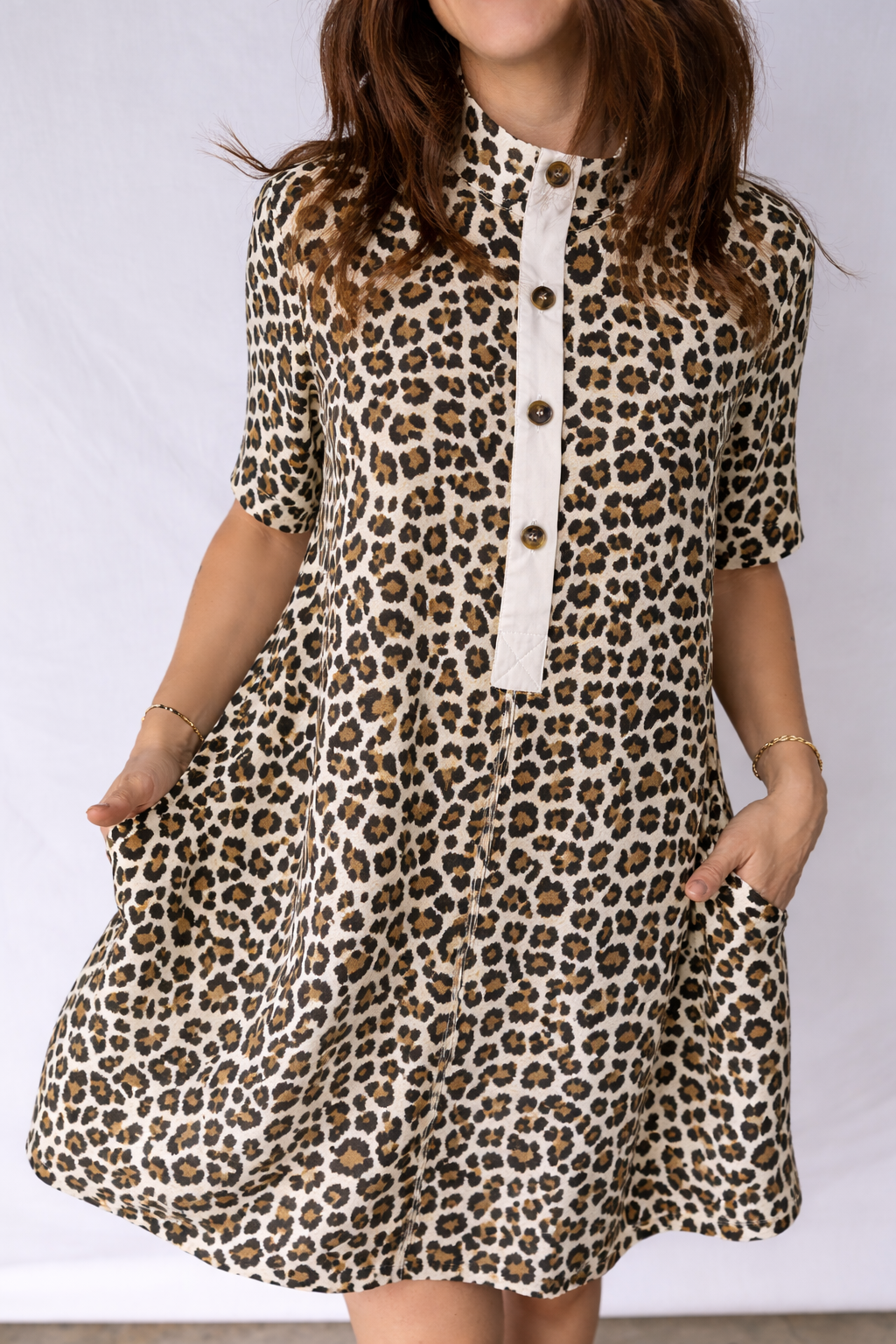 Aisha Sleeve Loose Mini Dress-2