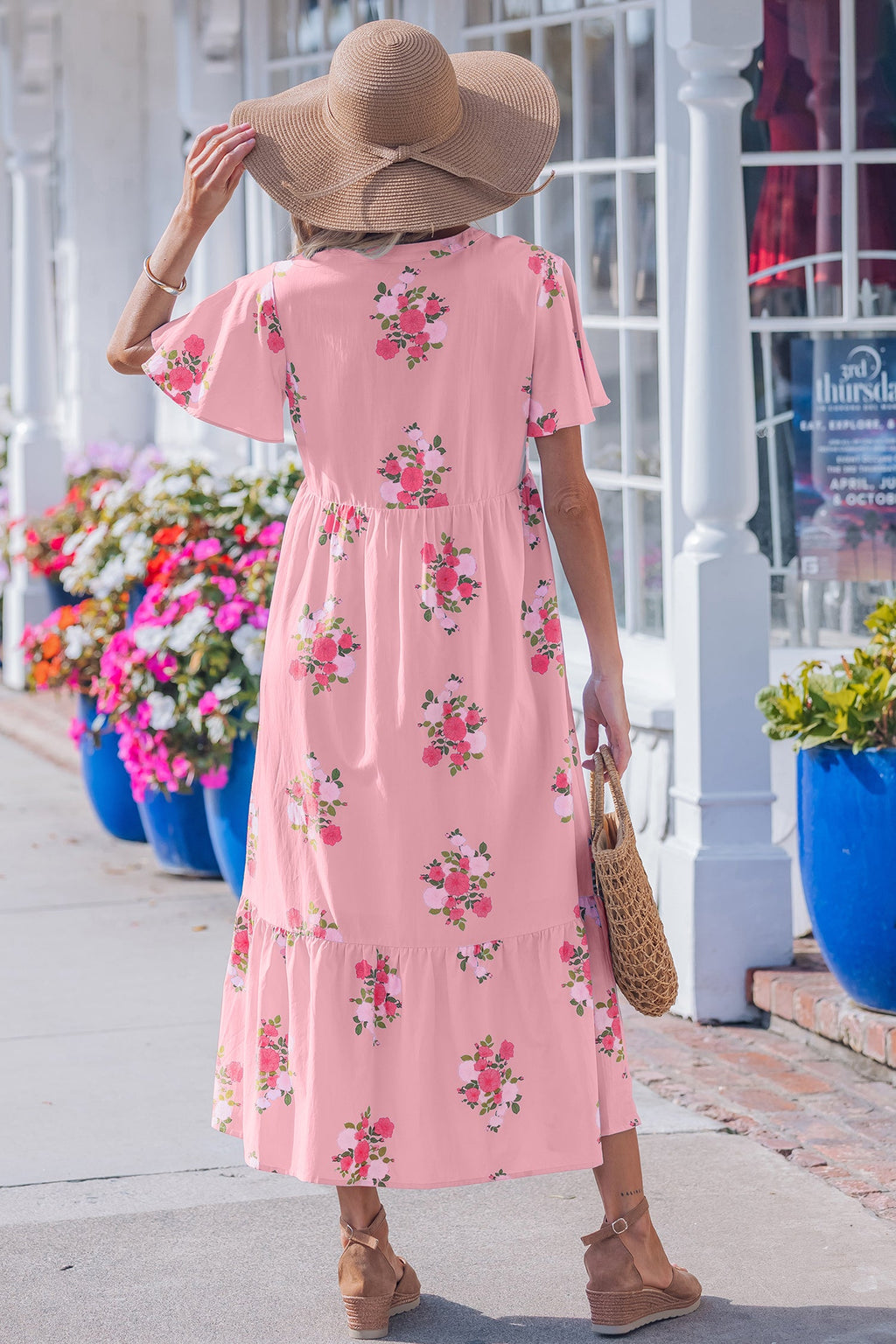 Alena Floral Print Maxi Dress-1