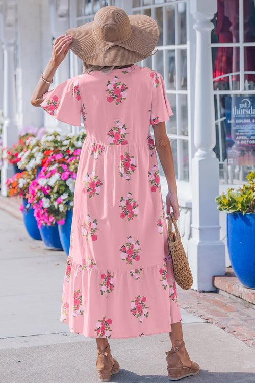 Alena Floral Print Maxi Dress-1