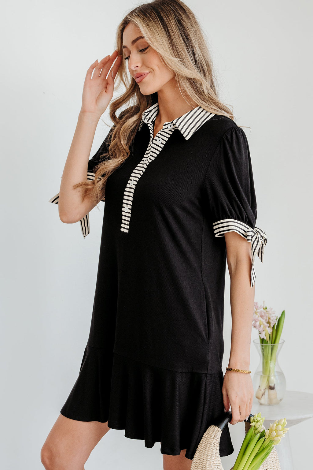 Mckenzie Sleeve Shift Mini Dress-3
