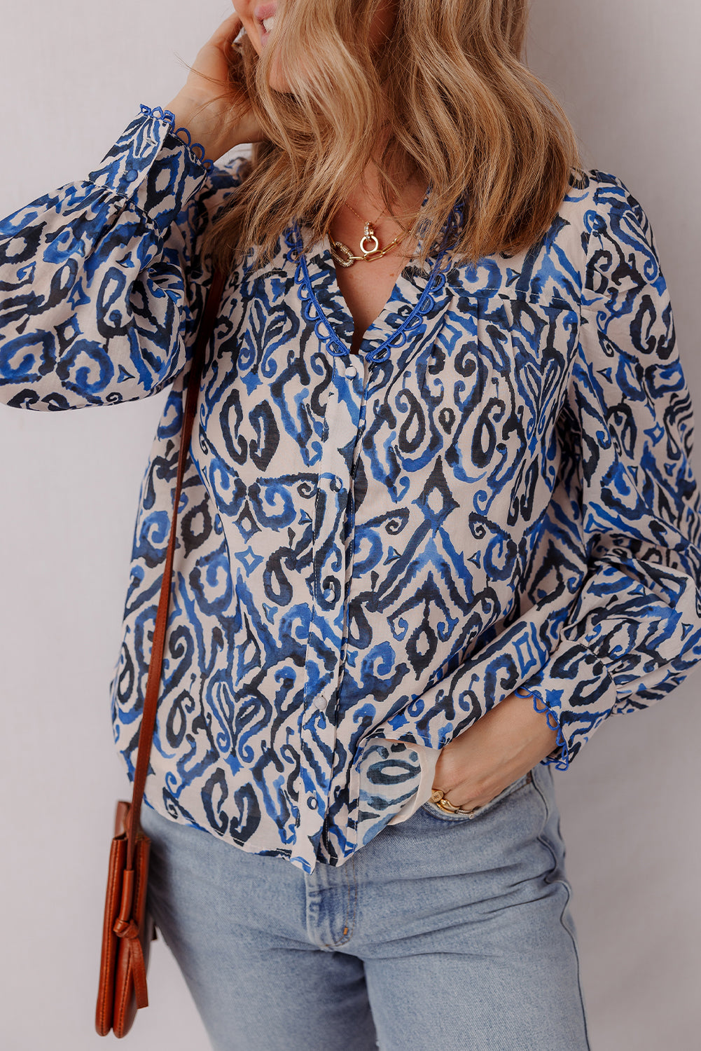 Emi Long Sleeve Shirt Long Sleeve Top-3