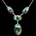 Premium Quality Spiny Oyster Turquoise - Arizona Necklace N-1013 32-EN10101-1