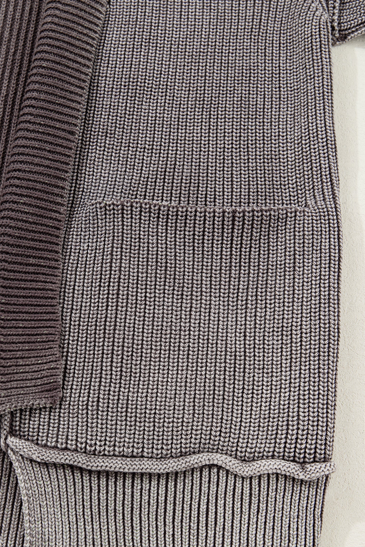 Sunny Patchwork Knit Open Sweater-3