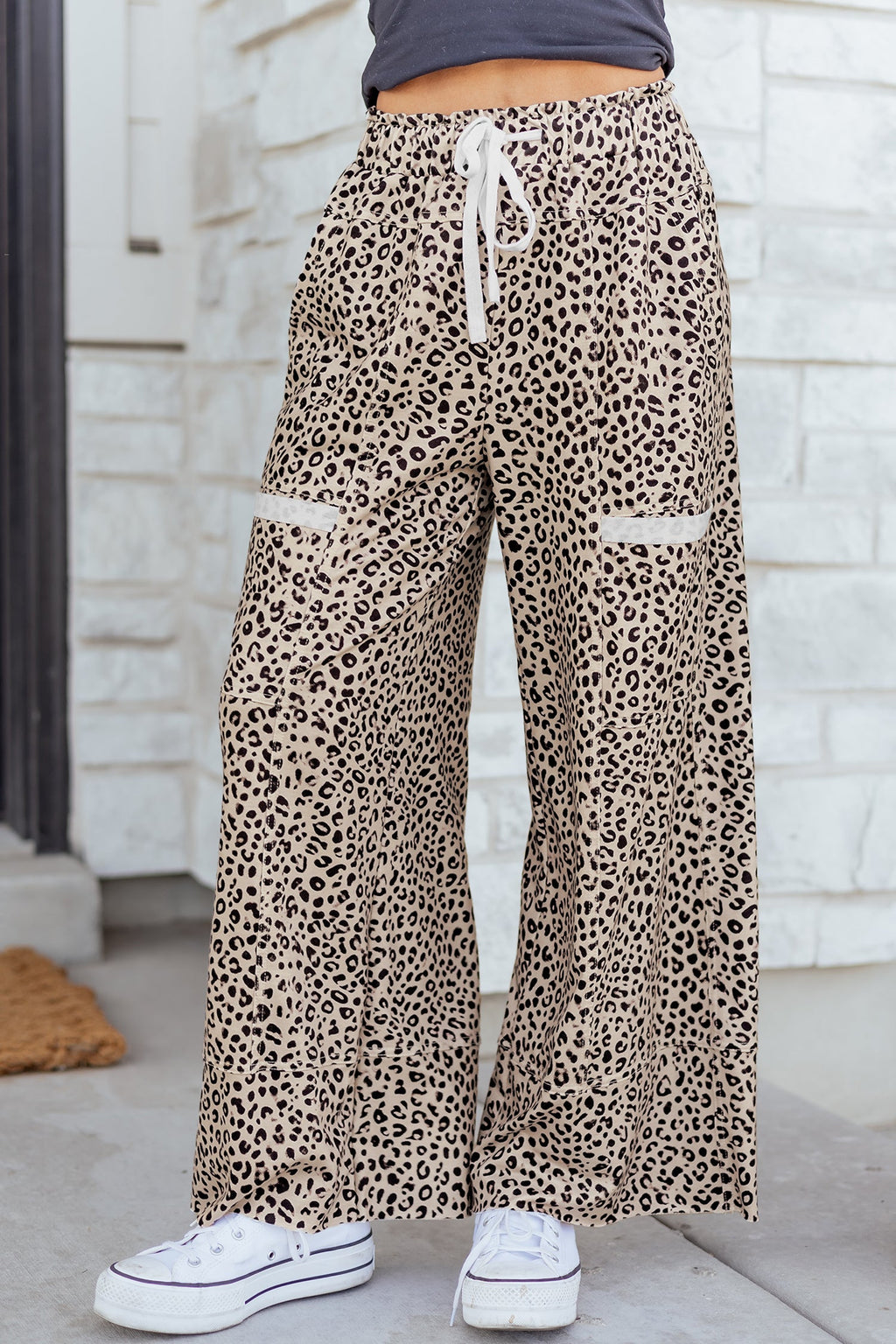Aitana Leg Terry Knit Pants-0