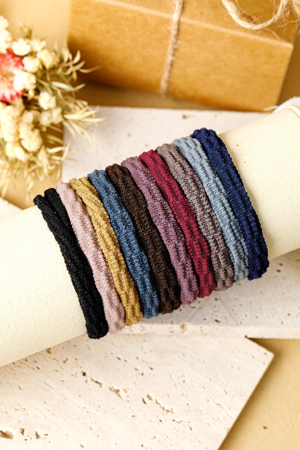 Bonnie Elastic Textured Hair Tie-0