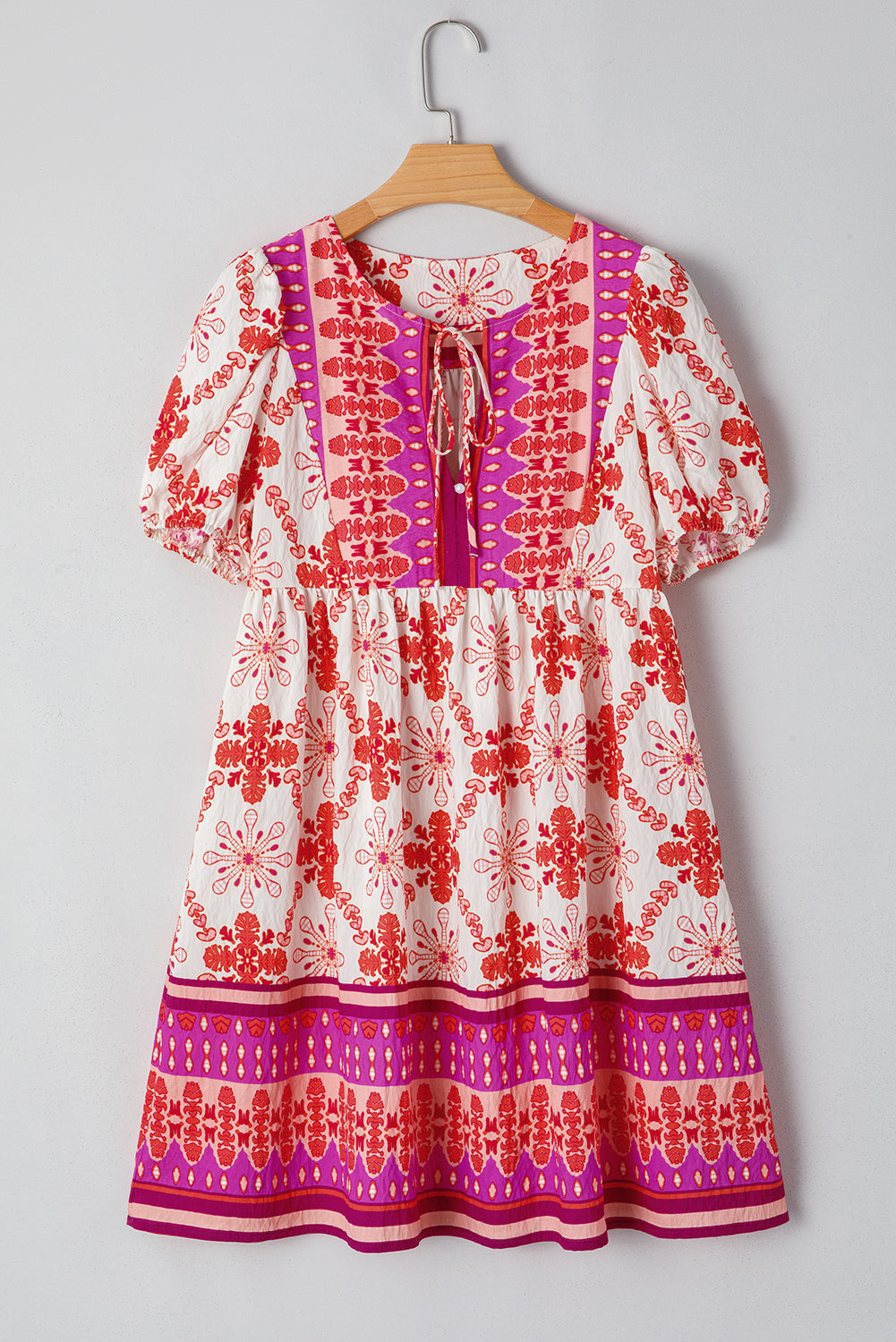 Penny Lace Up Mini Dress-0
