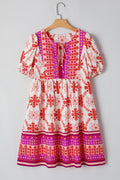 Penny Lace Up Mini Dress-0