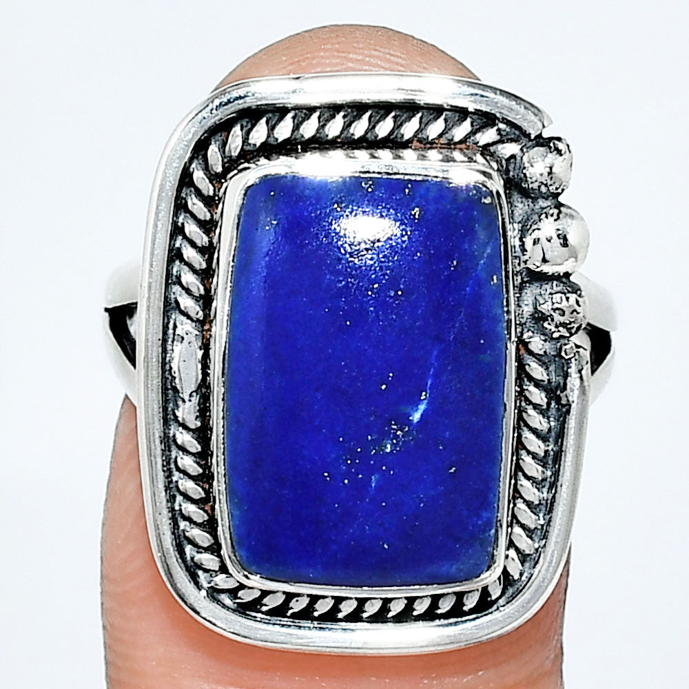 Premium Quality Lapis Lazuli - Afghanistan Ring size-7 R-1148 42-ER13584-0
