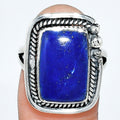 Premium Quality Lapis Lazuli - Afghanistan Ring size-7 R-1148 42-ER13584-0