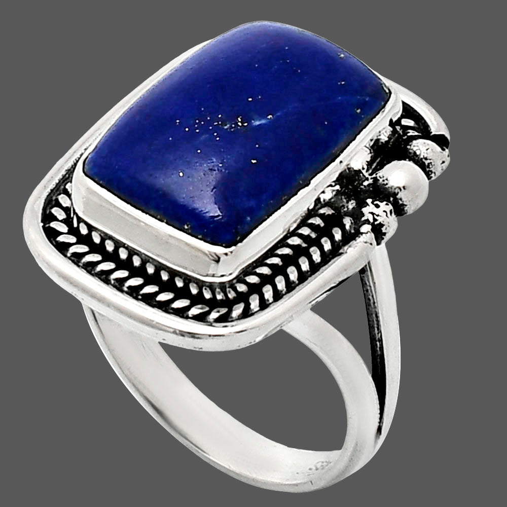 Premium Quality Lapis Lazuli - Afghanistan Ring size-7 R-1148 42-ER13584-2