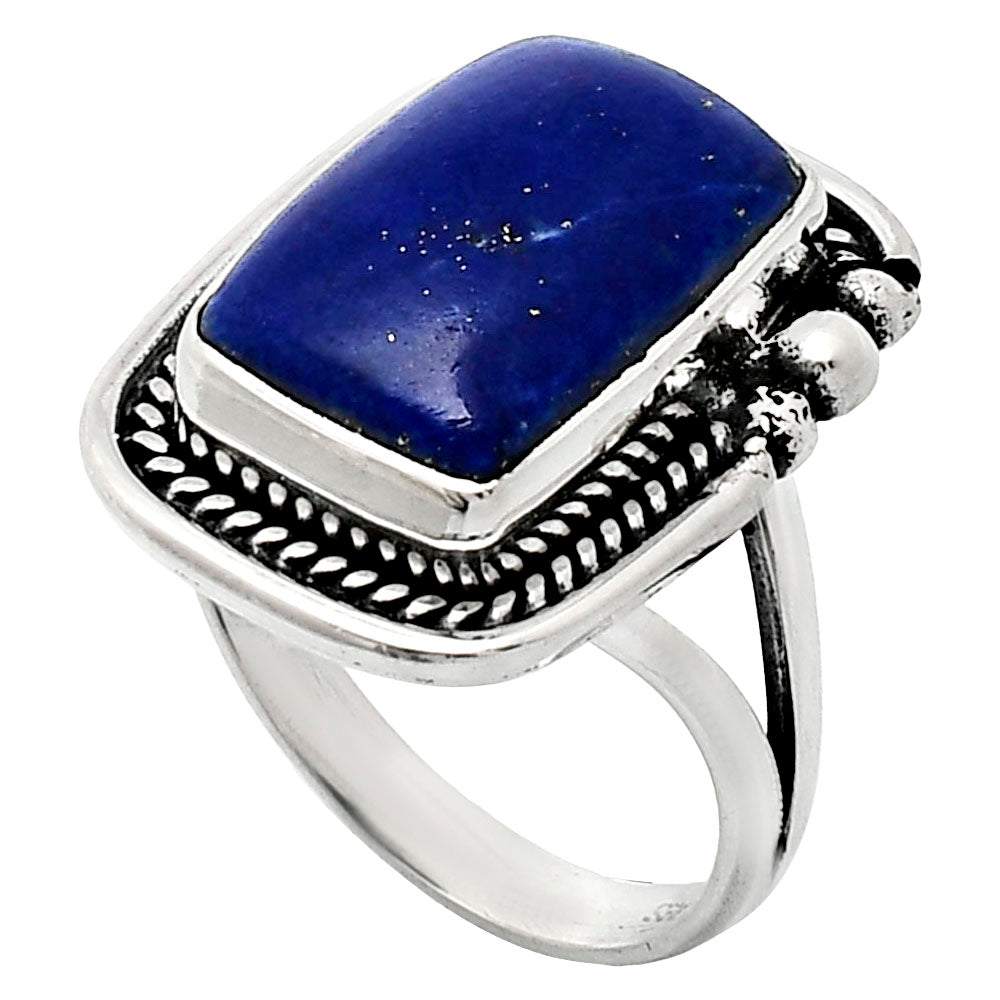 Premium Quality Lapis Lazuli - Afghanistan Ring size-7 R-1148 42-ER13584-1