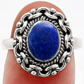 Premium Quality Lapis Lazuli - Afghanistan Ring size-8 R-1667 42-ER13634-0