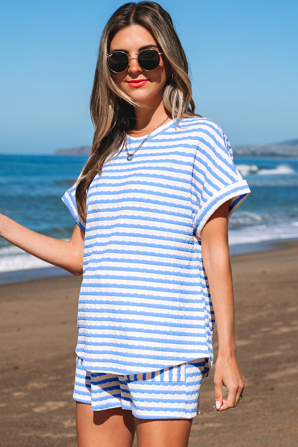 Madalyn Knitted Short Sleeve Top-3