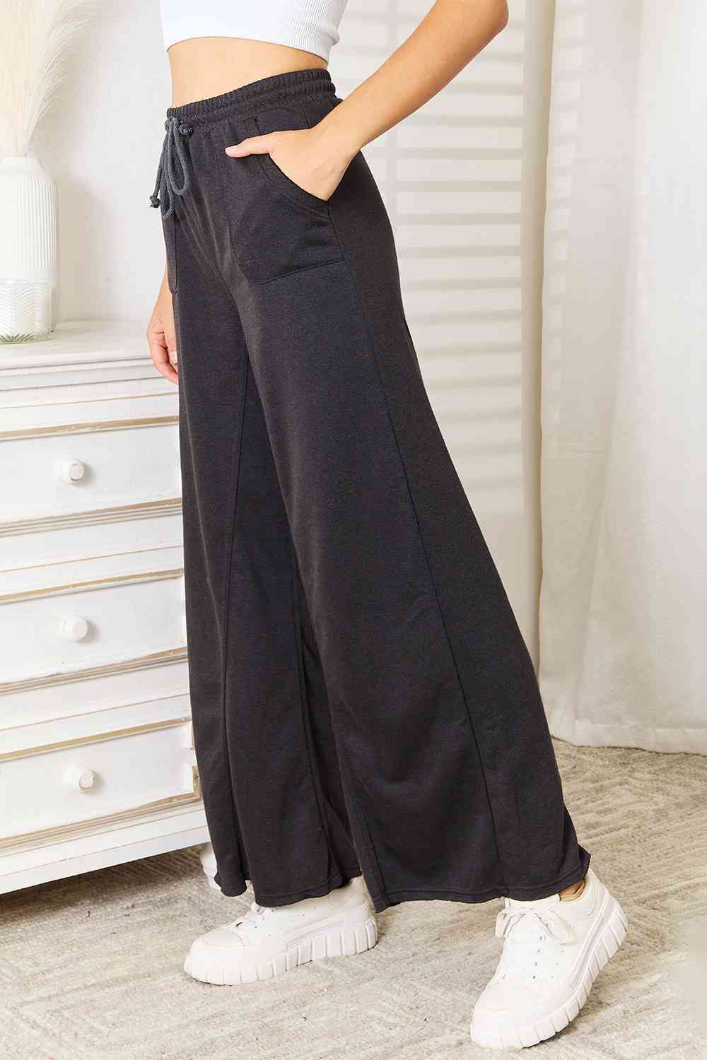 Basic Bae Wide Leg Pocketed Pants-2