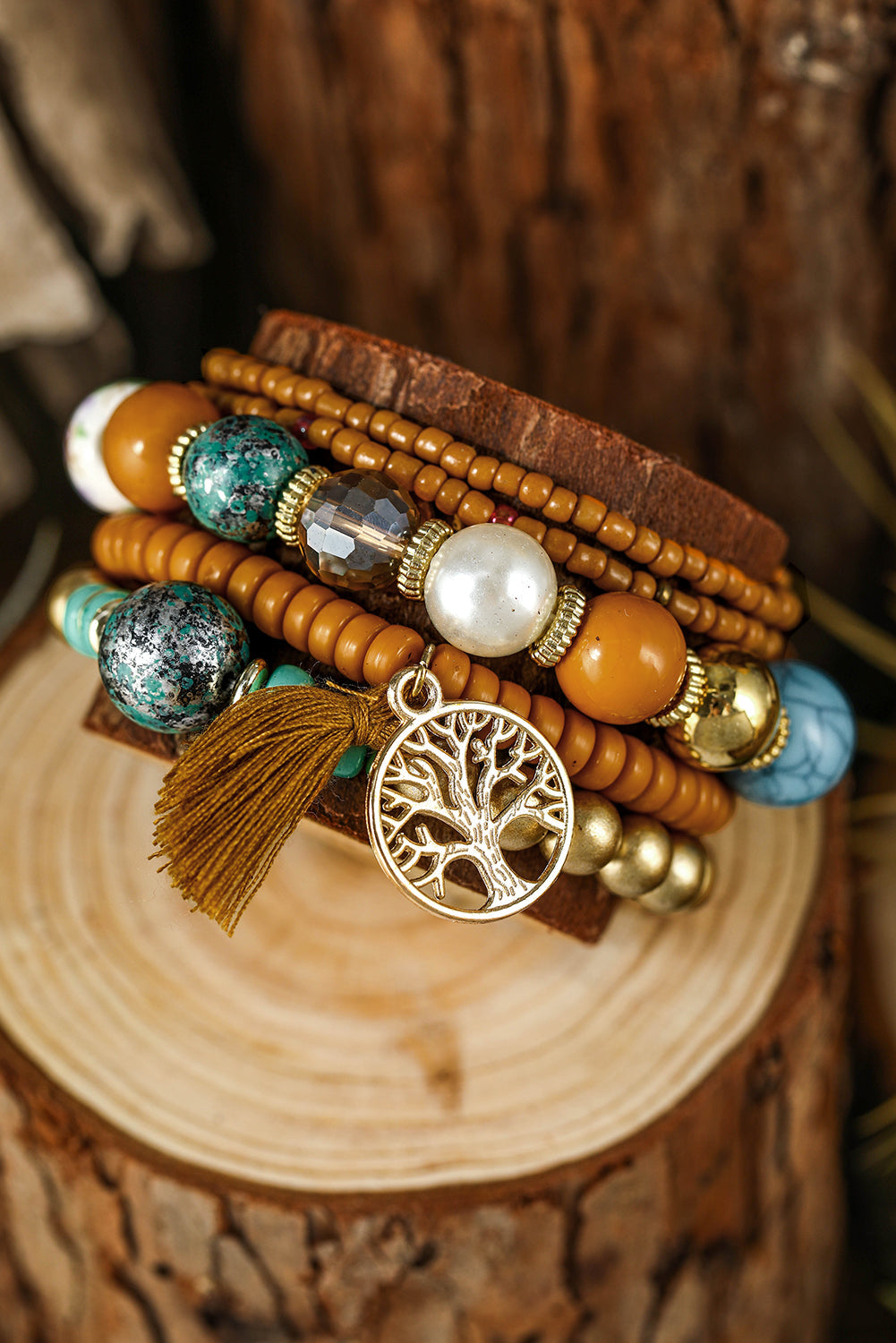 Maria Boho Beaded Bracelets Set-4