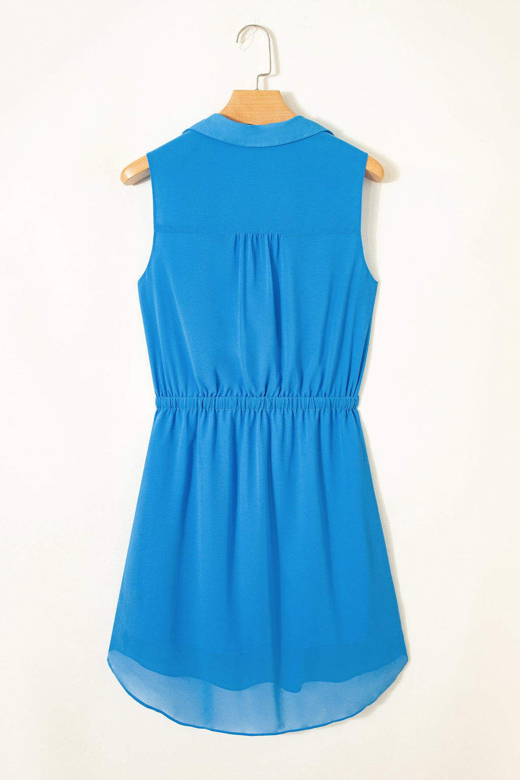 Lila Elastic Waist Sleeveless Shirt-3