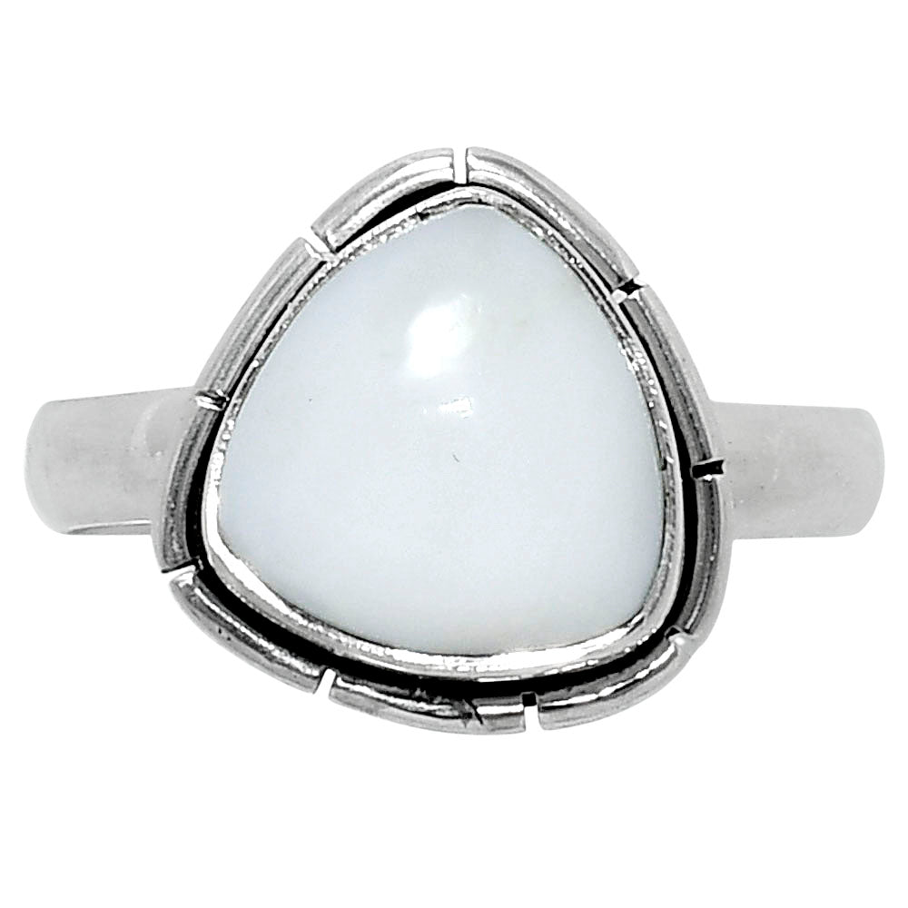 Natural White Opal Ring size-8 R-1011 50-ER14779-0