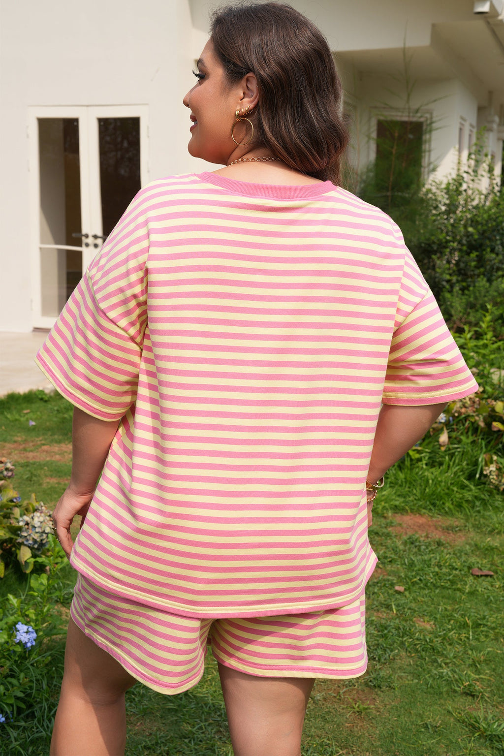Lilliana Stripe Boxy PLUS Set-1