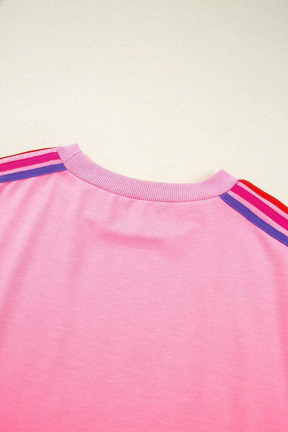 Milan Contrast Crewneck T Shirt-4