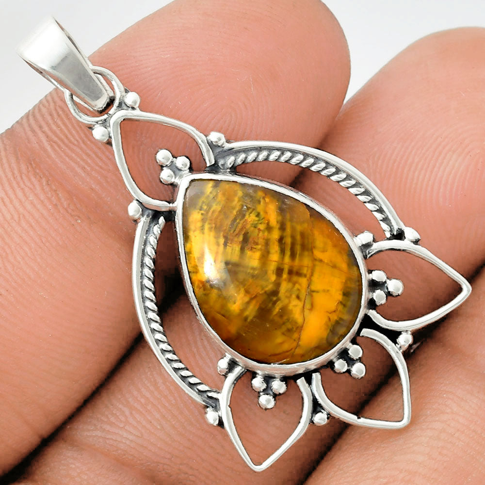 Premium Quality Natural Nellite Pendant P-1444 58-EP10752-0