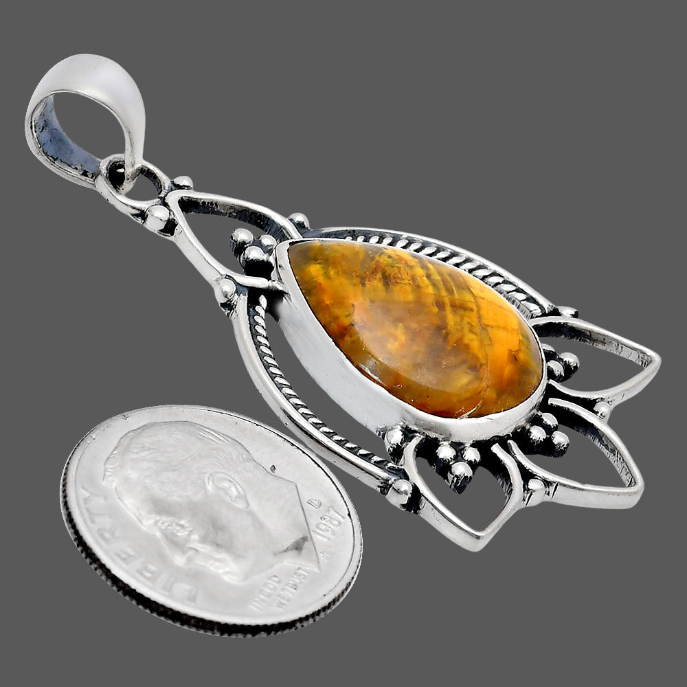 Premium Quality Natural Nellite Pendant P-1444 58-EP10752-2