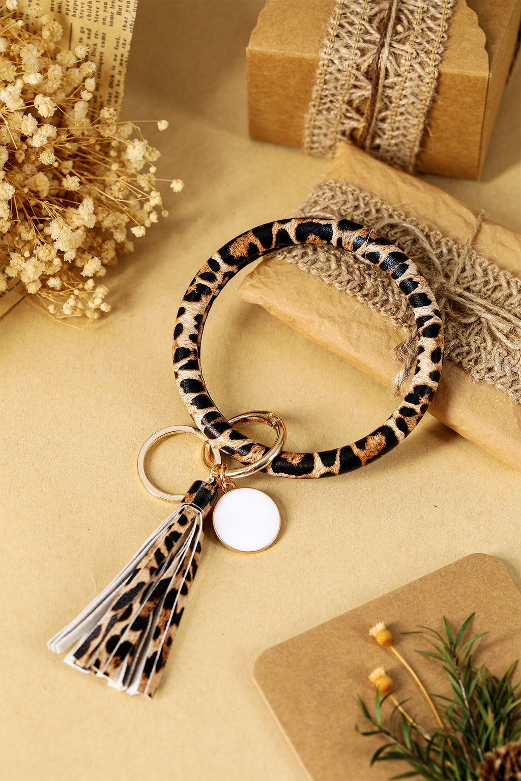 Amani Key Chain Bangle Bracelet-2
