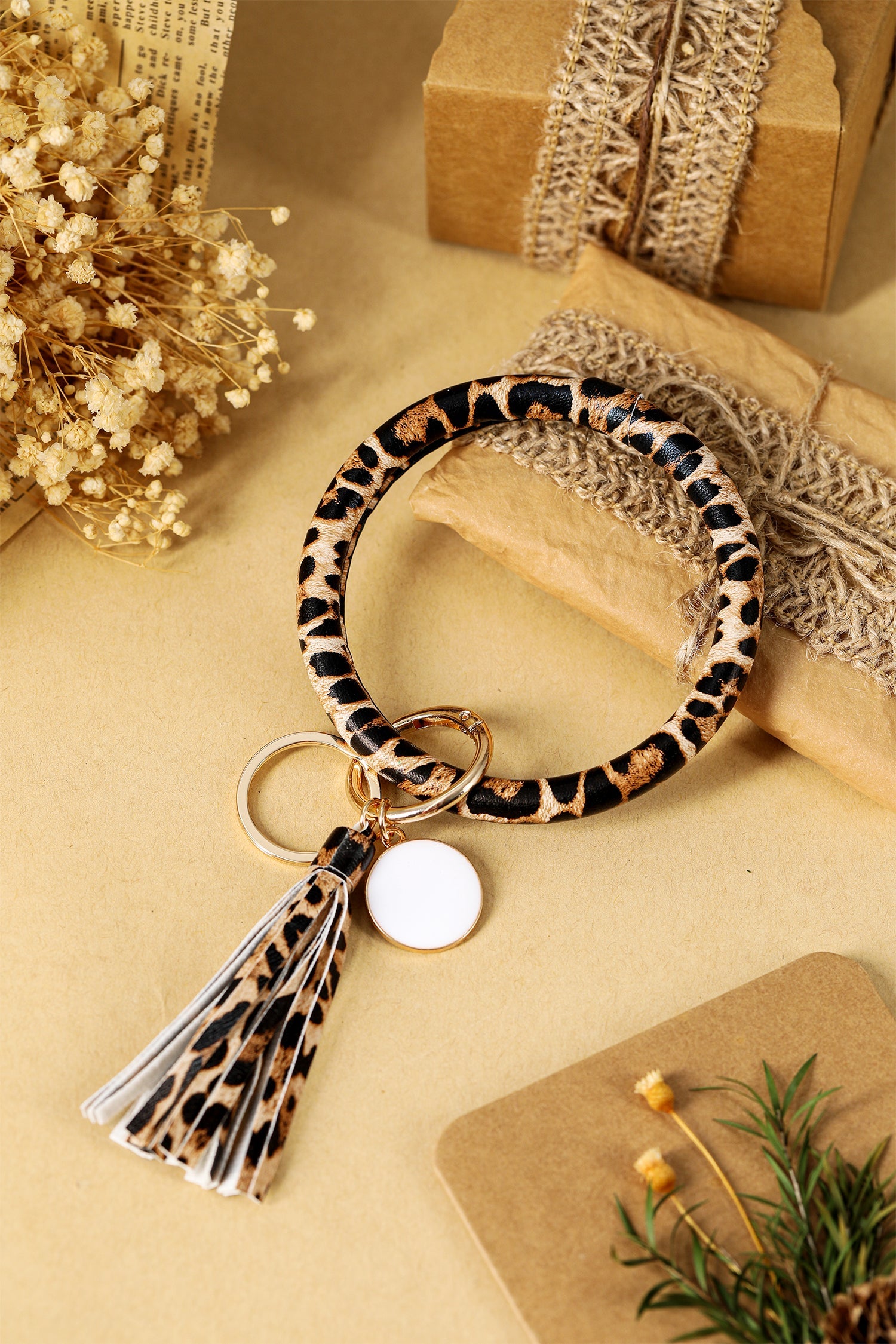 Amani Key Chain Bangle Bracelet-2