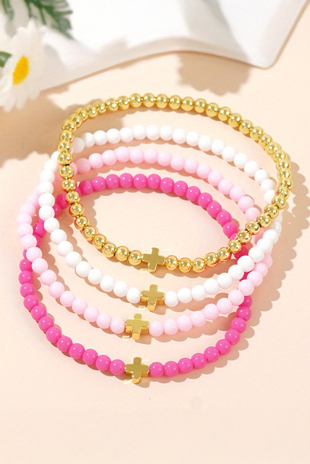 Haisley Layered Elastic Bracelet Set-3