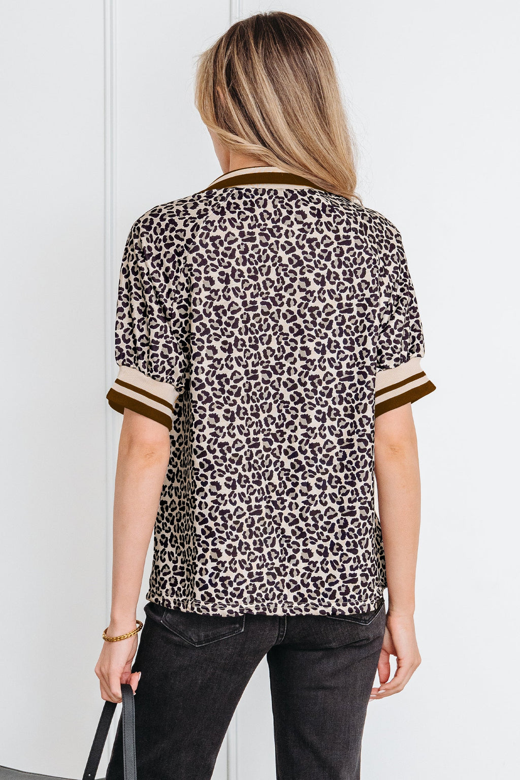 Jennifer Patchwork Short Sleeve Top-1
