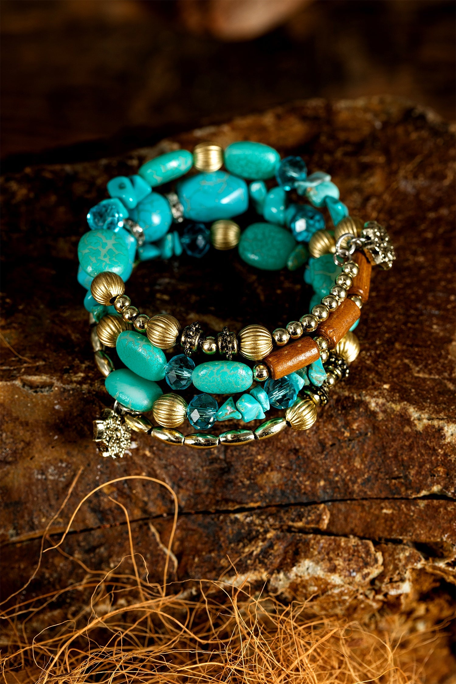 Arleth Bead Layer Winding Bracelet-0
